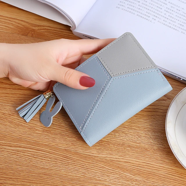 Wallet Short Small Coin Purse Ladies Folding Card Holder PU Leather for  Women AU