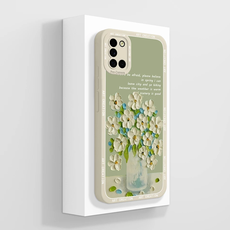 Aesthetic Soft Silicone Phone Case with Full Protection and Anti-Shock Design