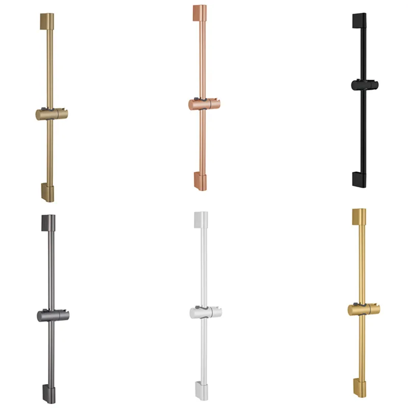 brushedgoldShowerBarAngelHeightAdjustableSlidingHandShowerBar
