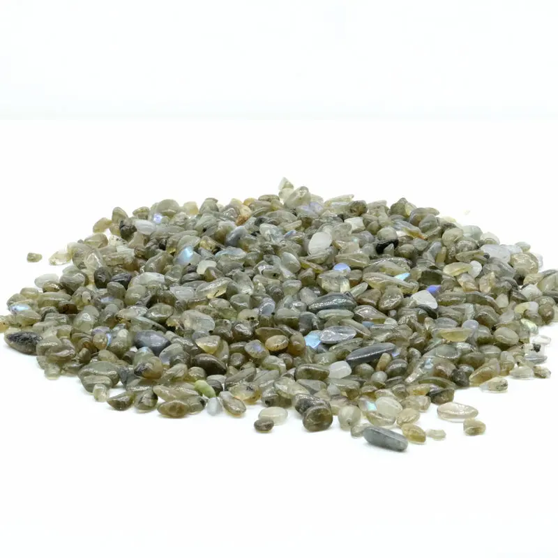 5-7Mm 100G Labradorite Naturale Cristallo Di Quarzo Ghiaia Pietre Minerali Acquario