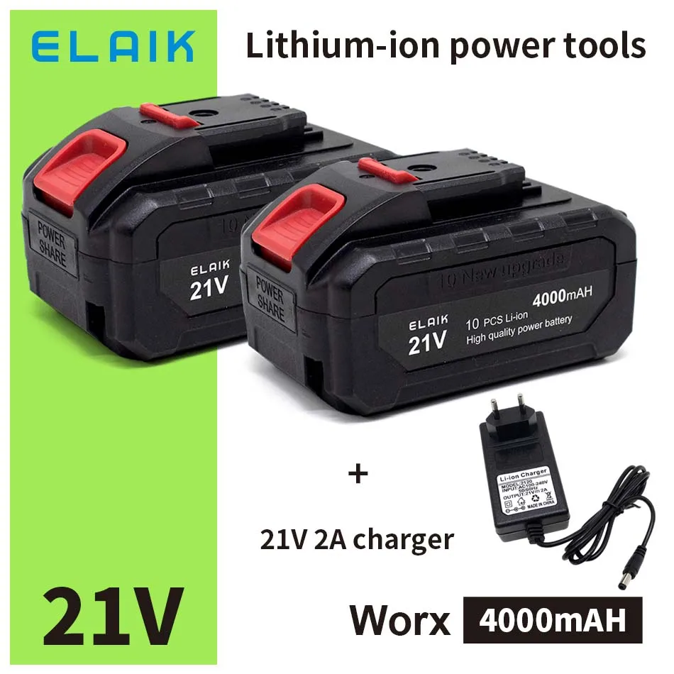 

High capacity 18V 21V4A Vickers Power Tools Universal rechargeable battery Electric screwdriver Electric drill Lithium io