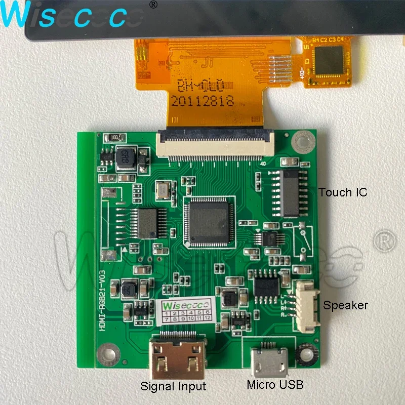 4インチ480*480 IPS LCDスクエアスクリーンSPI RGB 40ピン