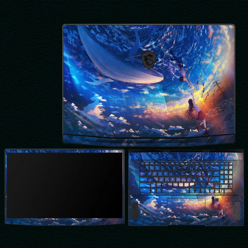 Laptop Skin for All New MSI GF66/GF76/GF65/GF63 adesivi colorati in