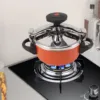 2L Pressure Cooker Stainless Steel Canner Double Bottom Pressure Cooker for Gas Stoves Induction Stoves 1