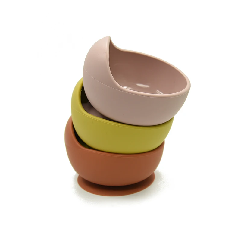 New Colors Feeding Set Food Grade Silicone Bibs Baby Plate Non-silp Suction Bowl Kids Tableware Waterproof Bib BPA Free Spoon