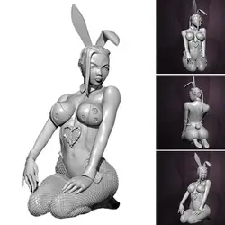 Kits de resina para sentarse, modelo de figura de 1/24, 2,4 pulgadas, sin pintar, sin montar