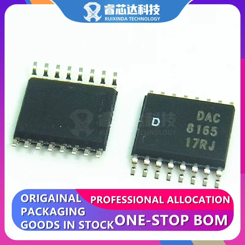 

Оригинальный оригинальный RXDNA DAC8165IDPWR TSSOP16 DAC8165 D DAC8165IDPW DAC8165ID цифро-аналоговый преобразователь 4 16-TSSOP