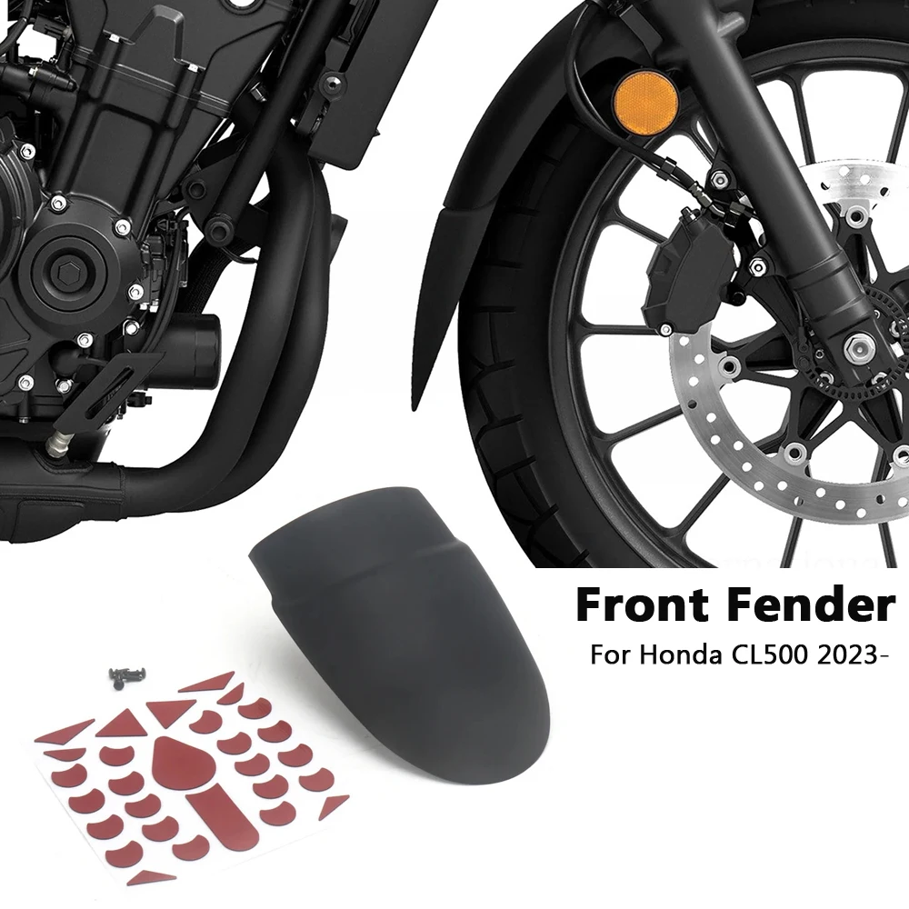Extension De Garde-boue Avant Pour Moto CL 500 (2023-2024) - Noir, Plastique - Protection Contre éclaboussures Et Eau