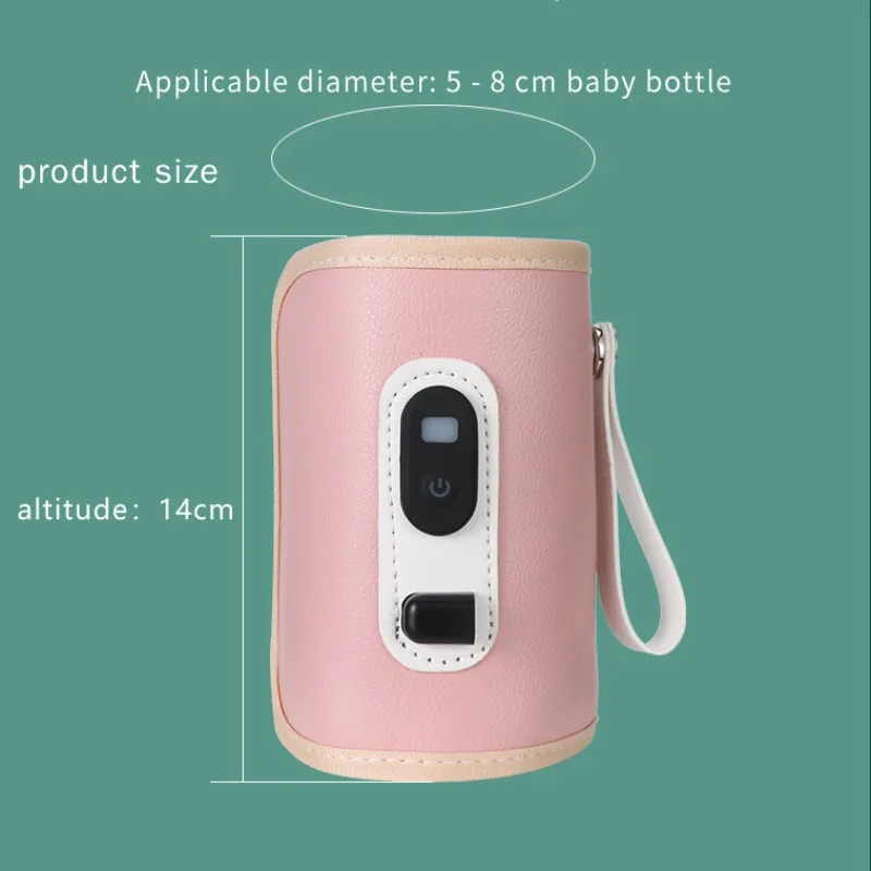 Baby Bottle Insulation Sleeve Portable Heating Baby Bottle Insulation Sleeve Three-Level Heating Bottle Sleeve