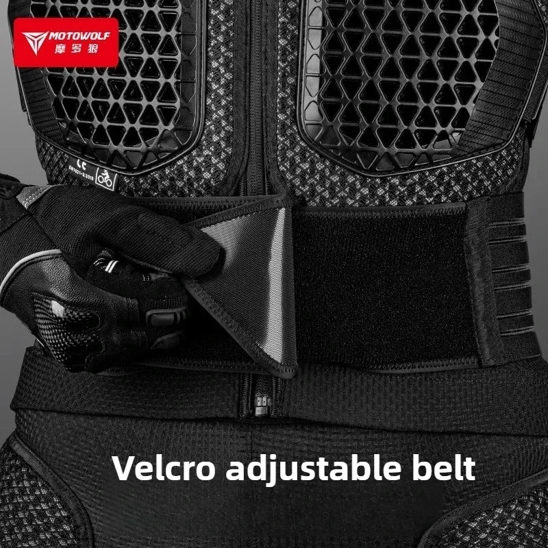 Motowolf Motorcycle Jacket Men Moto Body Armor MX Armor Motocross Racing Jacket CE Approval Motorbike Moto Protection Gears
