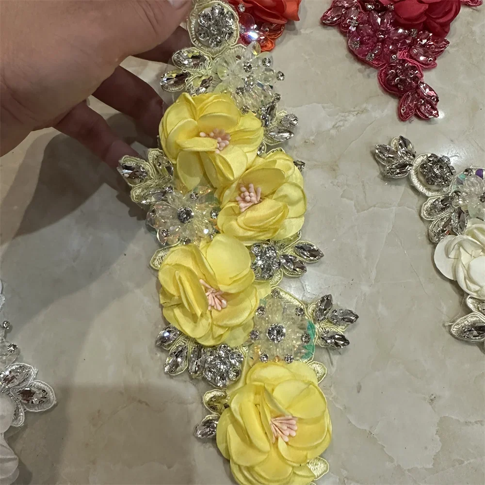 Description Picture 4 of item1pcs crafts accessories 3d flower sewing christmas materials for DIY
