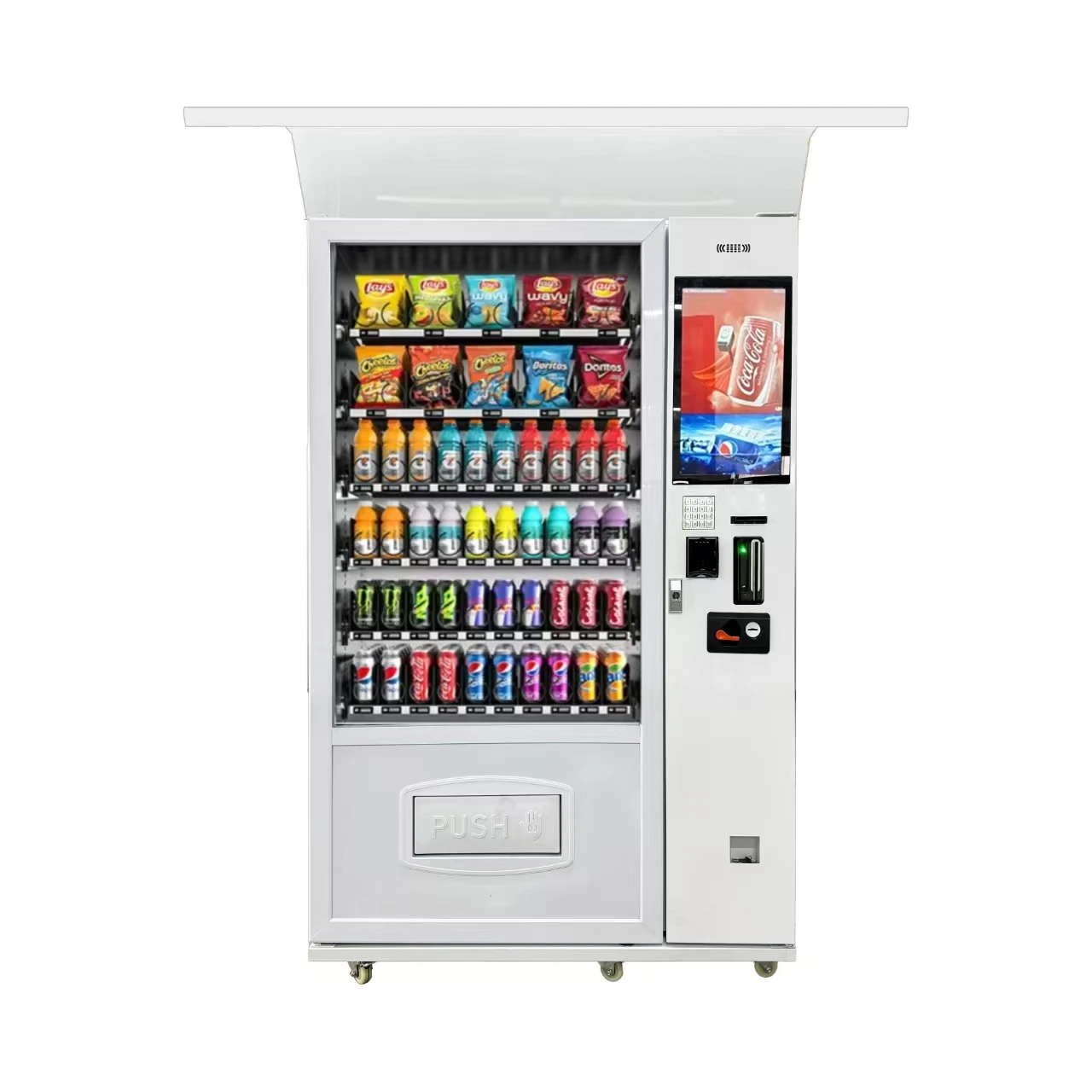 Auto Snack Bottled Beer Cold Drink Water Combo Vending Machine Factory Drink Vending Machine Manufacture 4