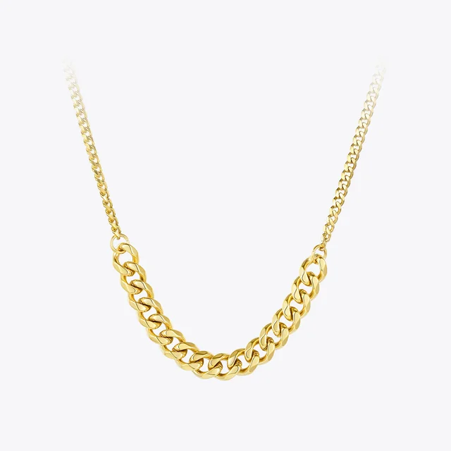 ENFASHION Link Chain Pendant Necklace Women Stainless Steel Gold Color Choker Necklaces Fashion Jewelry Collares 2020 P203078 1