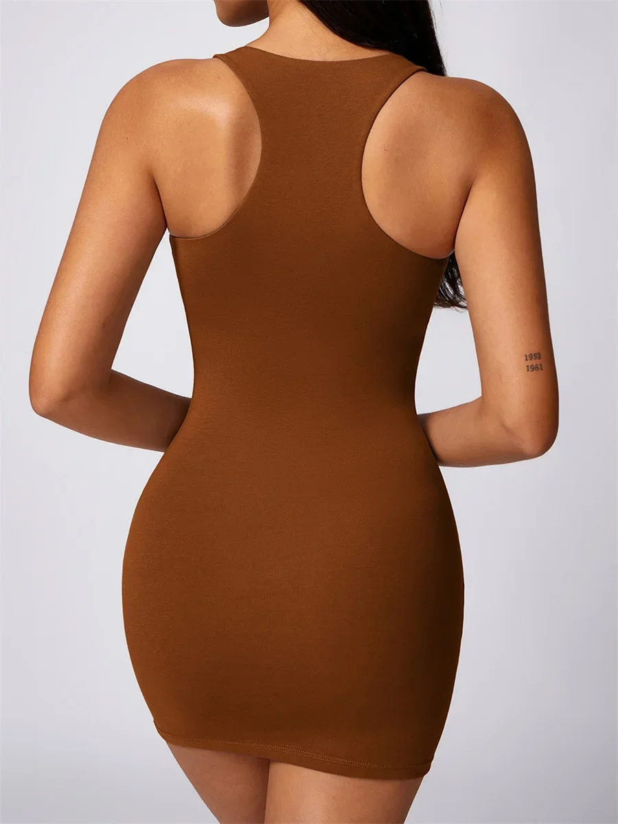 Tennis Dress Golf Wear Woman Sleeveless Exercise Workout Athletic Mini Dresses Gym Yoga Skirts for Women
