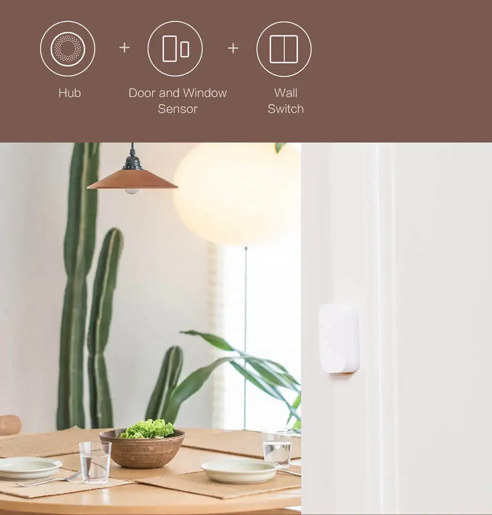 Original Door And Window Sensor ZigBee Wireless Connection Smart Home Linkage A