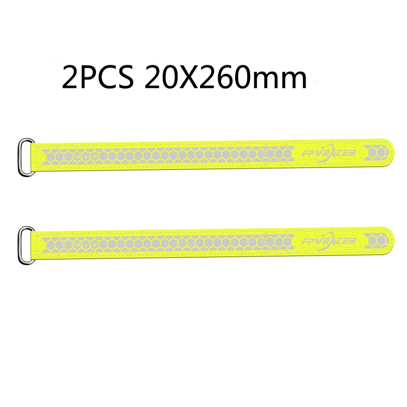 2PCS FPVRACER Kevlar Naht & Polyester 300D RC Batterie Strap Metall Schnalle für FPV Racing Freestyle Long Range Drohnen DIY Teil – Detail 5