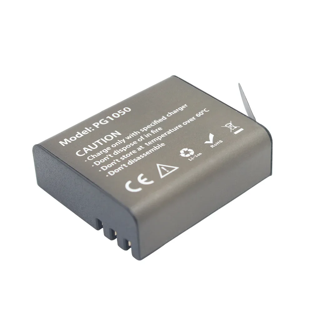 Lot Batteries 1050mAh + Chargeur pour Caméra Action EKEN SJ4000