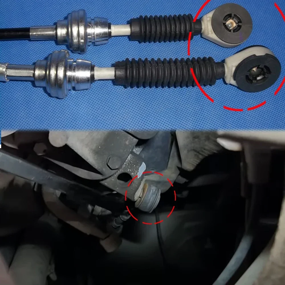 For Fiat Scudo 1998 2001 2003 2005 Citroen Jumpy Gear Shift Cable Linkage Pivoted Bushing Shifter Lever Selector End Rod Connect