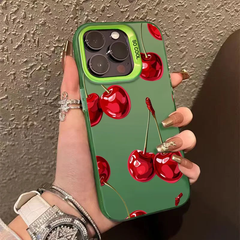 Red Cherry Shockproof Phone Case - Premium Bumper Cover