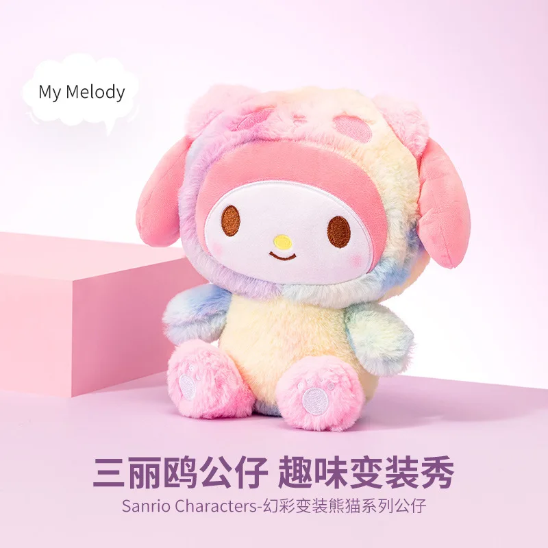 Miniso Sanrio Plush Toy Kuromi Melody Hello Kitty Plush Pillow Room Decoration Plush Doll Strawberry Doll Plush Children's Gift 3
