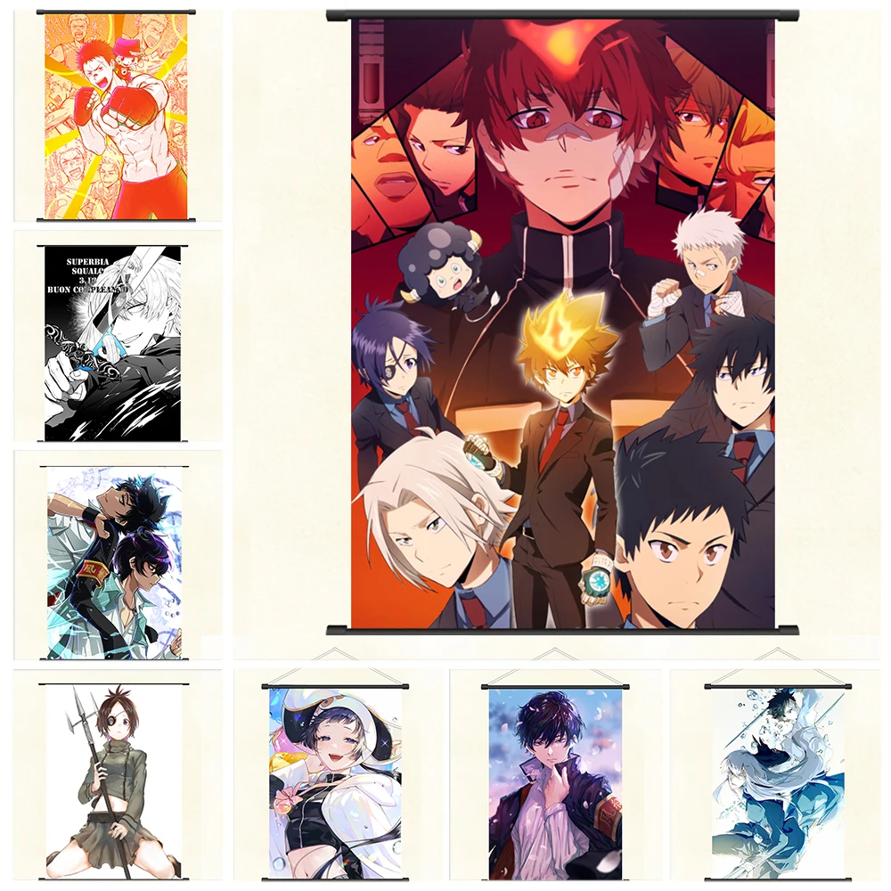 Katekyo Hitman Reborn Decoration Picture Murale Anime Scroll Painting Cartoon Comics Poster Canvas Wallpape