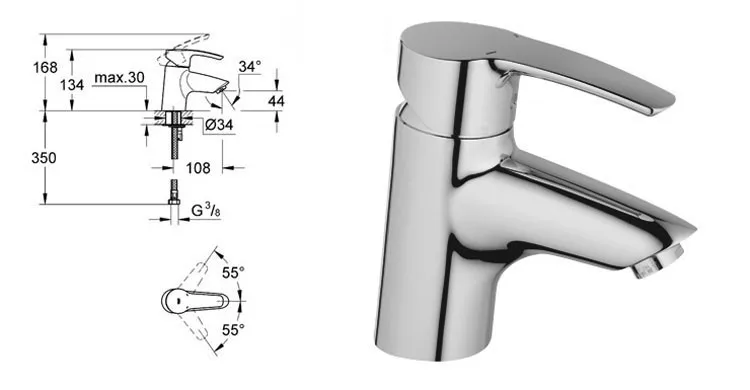 Description Picture 4 of itemWholesale Retail Deck Mount Chrome Waterfall Bathroom Faucet Vanity Vessel Sinks Mixer Tap Hot Cold Basin Water Tap