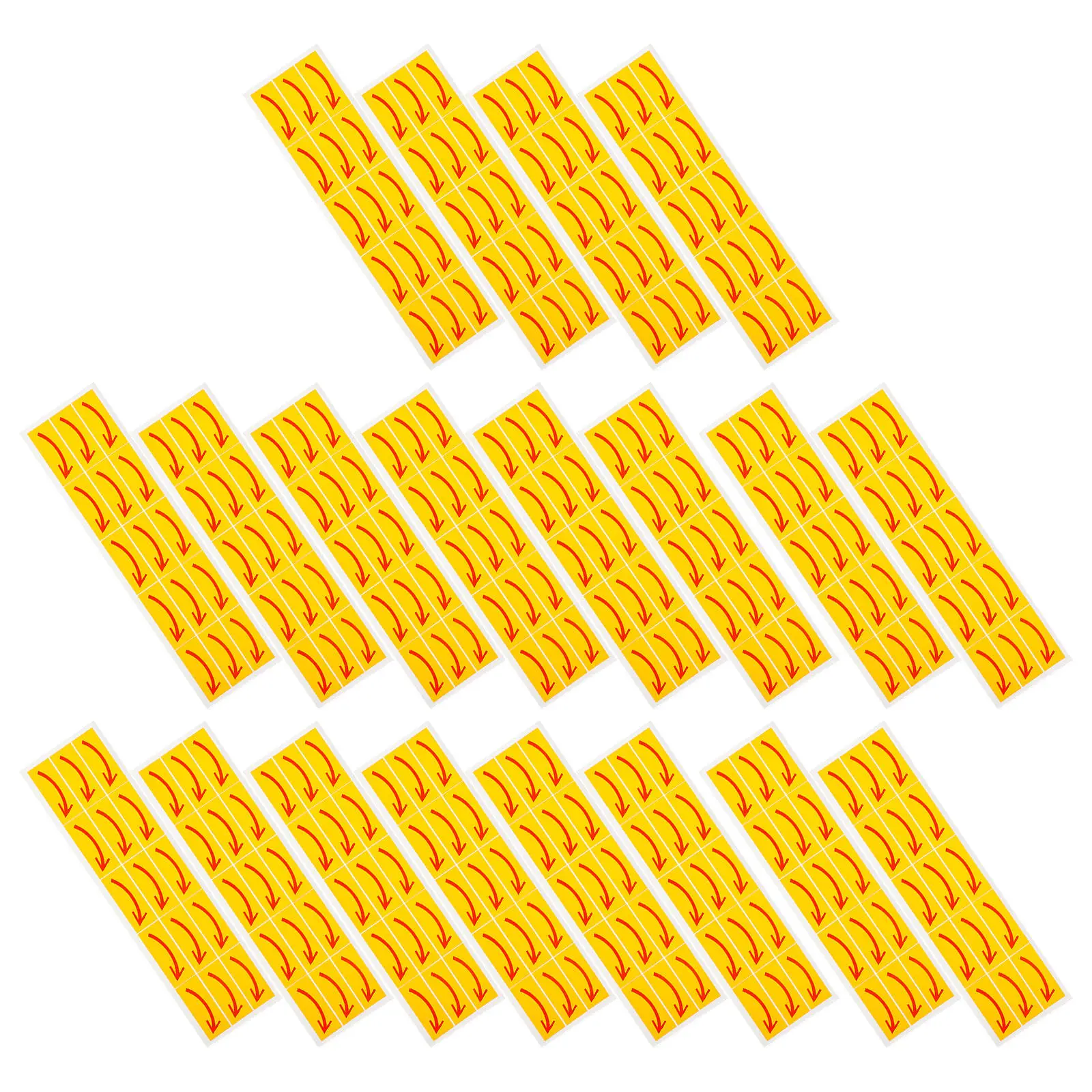 20Pcs 화살표 스티커 데칼 창고 사무실 학교 공장 바닥을위한 안전하고 안정적인 접착 방향 화살표 표시 스티커