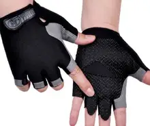  Anti Slip Shock Breathable Half Finger Gloves Men Women Half Finger Gloves Breathable Cycling Gloves Bicycle Gloves Bike Gloves 