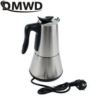 Machine à moka italienne expresso, 6 tasses, 300ml, percolateurs à café en acier inoxydable, Pot Moka électrique, Machine à café électrique Portable 5