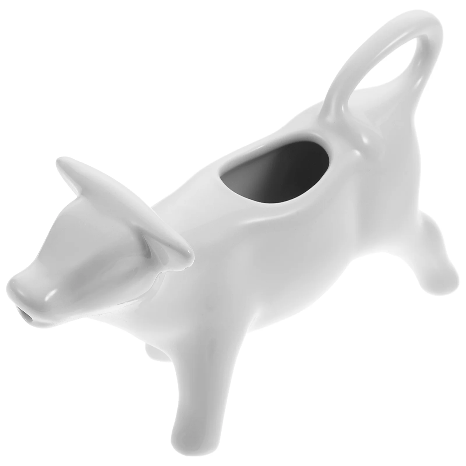 Ceramic Cream Jugs Creamer Pitcher 40Ml Coffee Syrup Jar Cow Shaped Porcelain Creamers