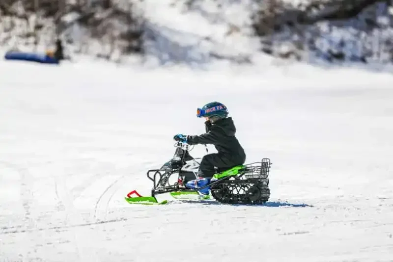 Durable Electric Snow Sled for Kids-Low-Temp Resistant, Safe & Fun, Lightweight Winter Adventure Ride