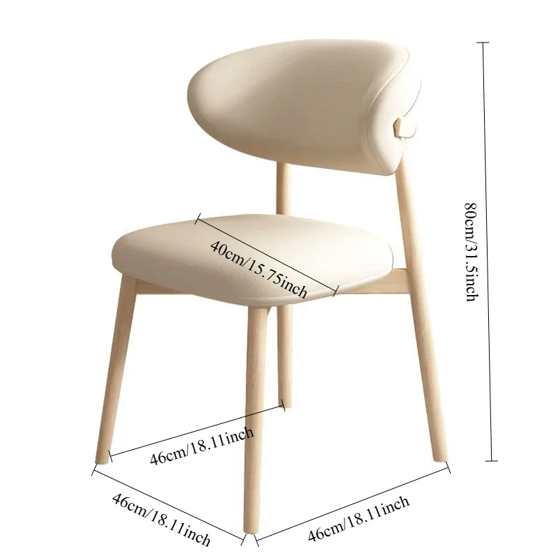 Chaise à manger élégante