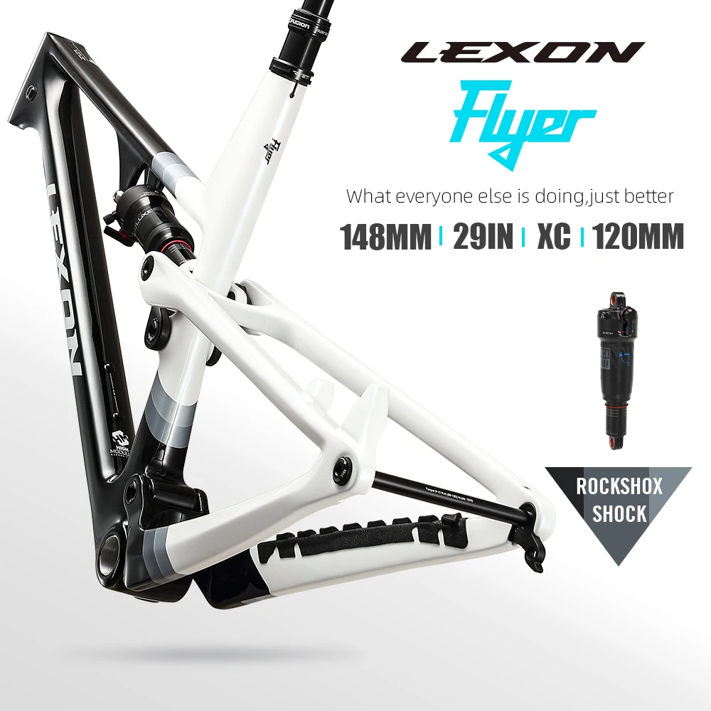 Lexon2023CarbonMountainBicycleFrame148mmBoost29ERXCTrialDH