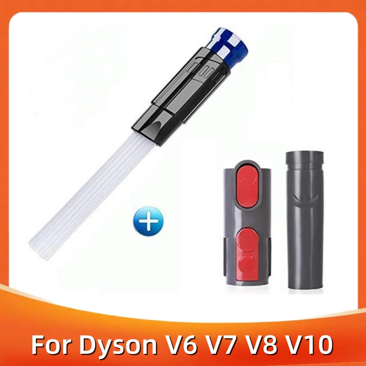 Per Dyson V6 V7 V8 V10 Pezzi Di Ricambio Funzionale Dirt Straw Vacuum Bag Tip Adapter Kit Robot Aspirapolvere Accessori Di Ricambio