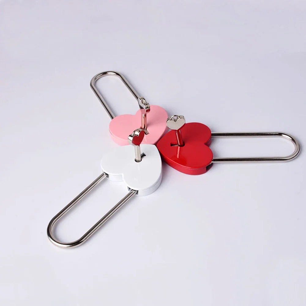 Mini Metal Heart Shaped Padlock Antique Style Love Lock Set With Key Wedding Valentine's Day Gifts Romantic Couple Wishing Lock