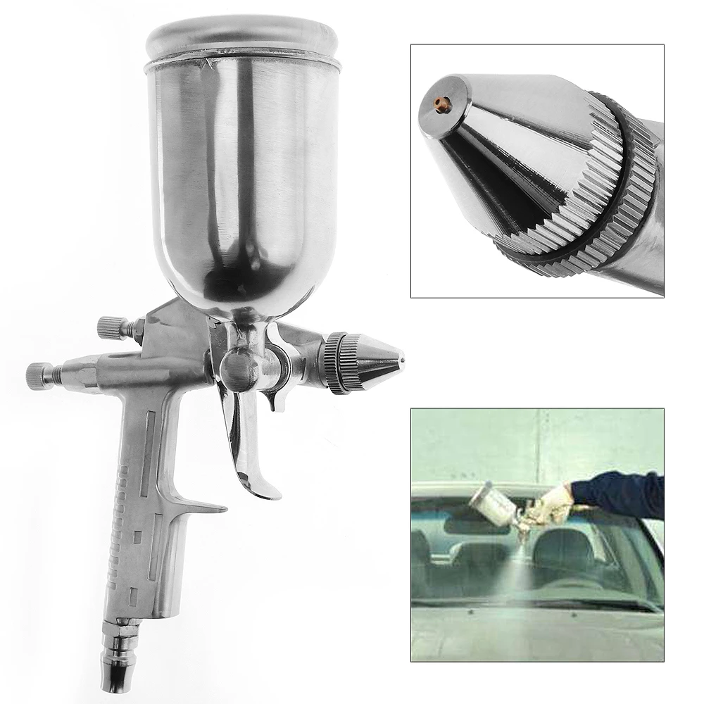 Pneumatic Paint Spray Gun For Home Painting 0.5mm Nozzle Aluminium Alloy Air Spray Paint Gun for Automobile Wood Wall Repair