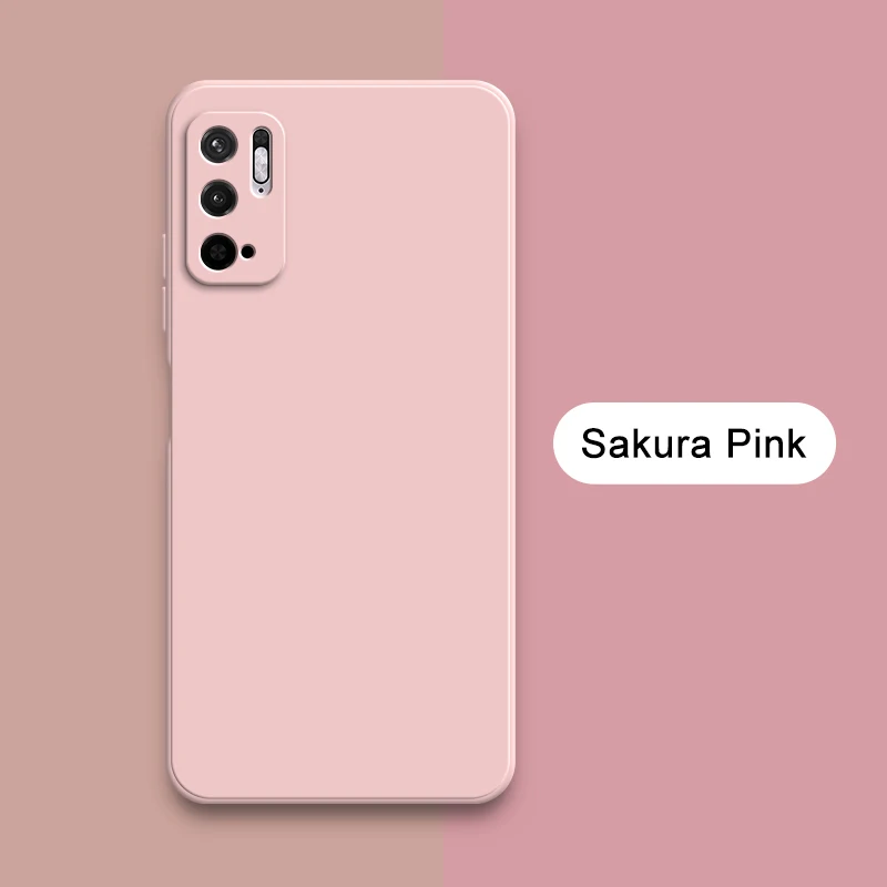 Original Square Liquid Shockproof Soft Silicone Phone Case
