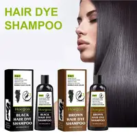 3 in 1 Hair Color Shampoo 100ml Natural Herbal Hair Dye Shampoo for Gary Hair Dark Brown Black Hair Dye Cover Gray White Ha C1C3