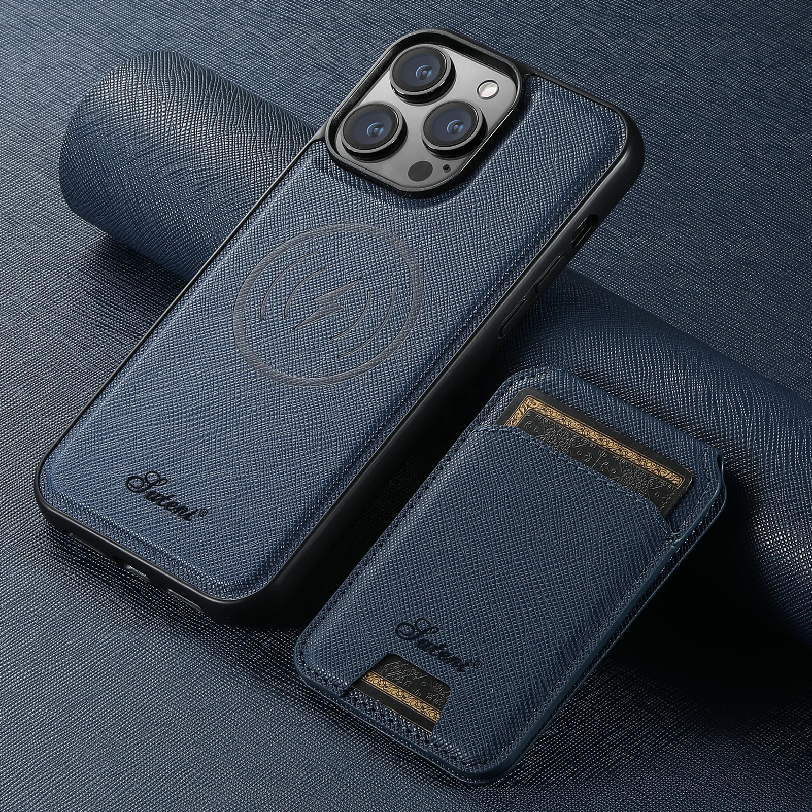 حافظة شحن لاسلكية مغناطيسية 2 في 1 من Suteni حافظة...