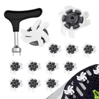 Golf Shoe Spikes 12pcs Anti Slip Golf Shoe Spikes Golf Cleat Golf Shoe Spikes Replacements Training Parts Golf Shoe Spikes 1