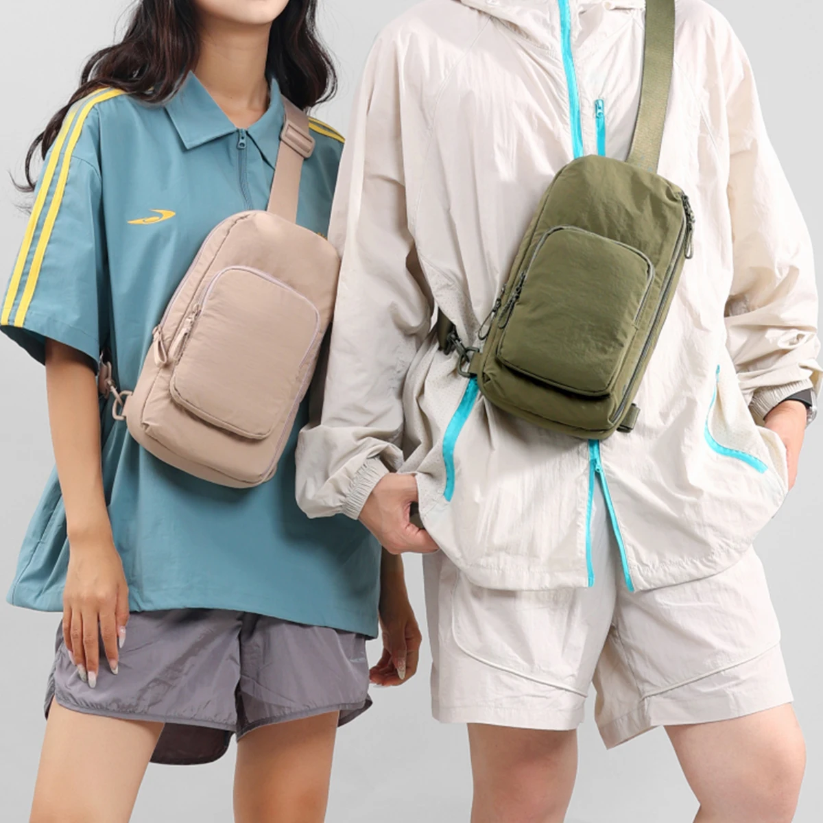 Multifunctional Chest Bag for Men 2025 New Official Outdoor Leisure Lightweight Small Shoulder Crossbody Bag for Female Couples Hiking Sports and Cycling