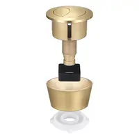 ชุดปุ่มกดชักโครกแบบประหยัดน้ำ ใช้แทนปุ่มเดิมได้ เหมาะสำหรับรูถังน้ำในโถสุขภัณฑ์ขนาด 20 มม./40 มม. ชุดปุ่มกดชักโครกพลาสติก 4