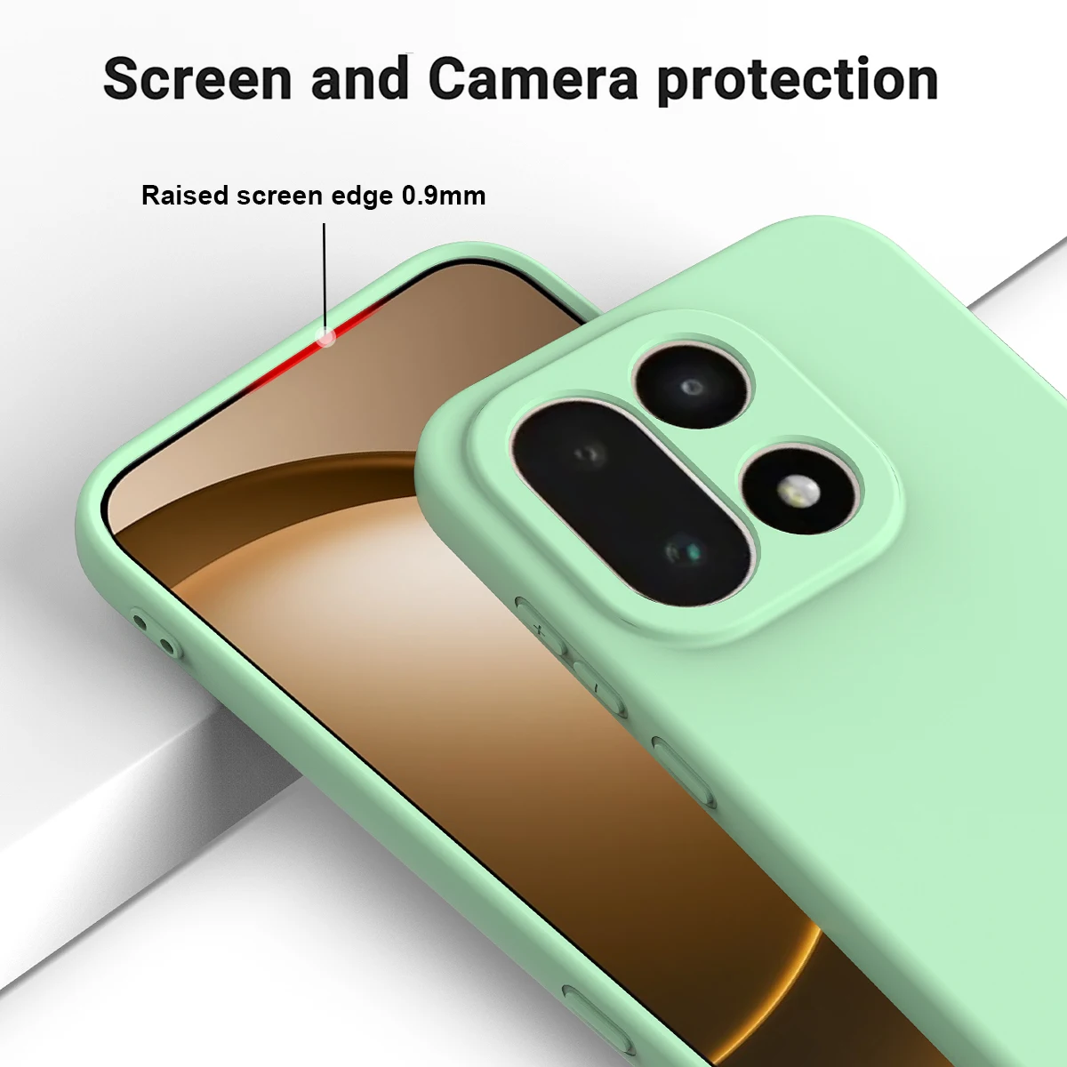 Smooth Silicone Case with Soft Skin-Like Texture and Microfiber Lining