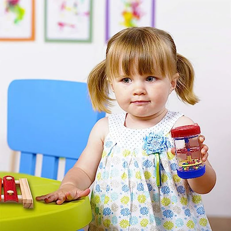 New Baby Percussion Instrument Education Creative Development Wooden Music Hand Kids Learning Montessori Toys Gift New 5