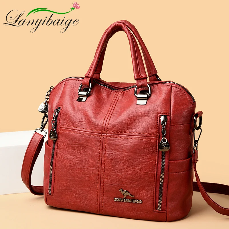Hot Sale Of The Season New Large Capacity Women's Fashionable Casual Simple Retro Single Shoulder Crossbody Backpack Bag_voghion.com