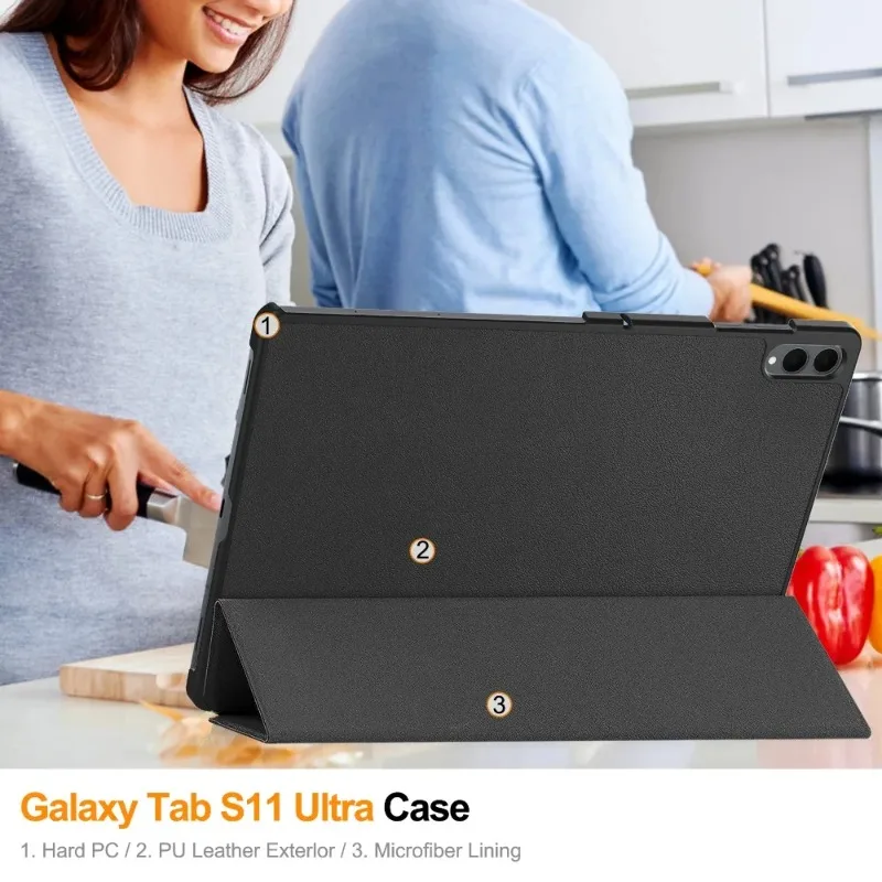 Premium Folding Stand Case with Auto Sleep Function