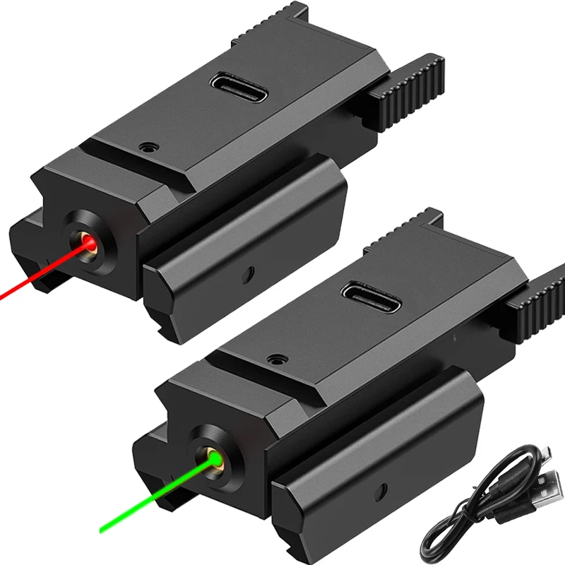 Red Green Dot Laser Sight USB Rechargeable Quick Release Airsoft Pistol Laser Sight Tactical Pointer for Glock Taurus laser pointer red dot laser sight laser sight