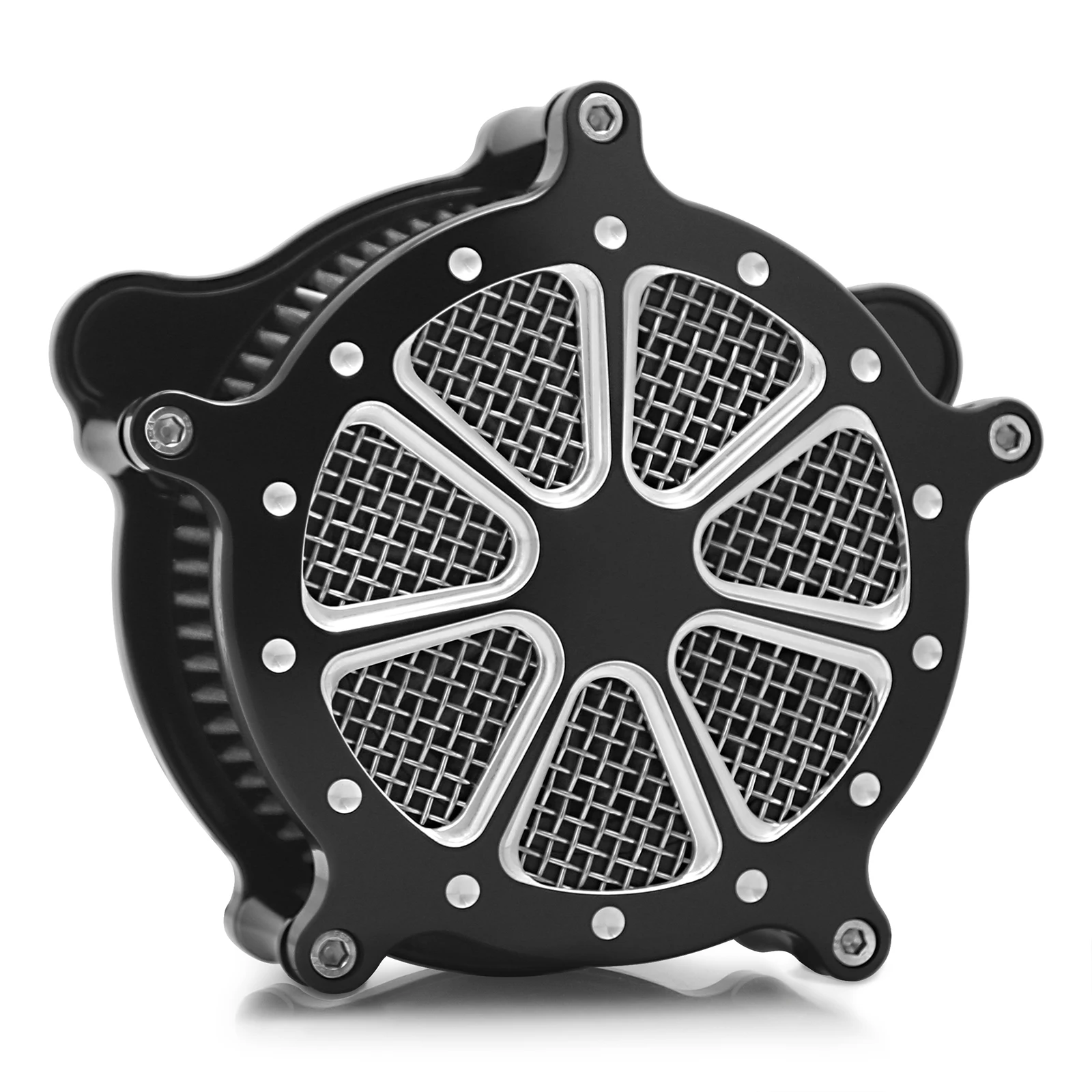 

CNC Deep edge cut air cleaners filter For harley touring street glide road king road glide softail Sportster 1200 883