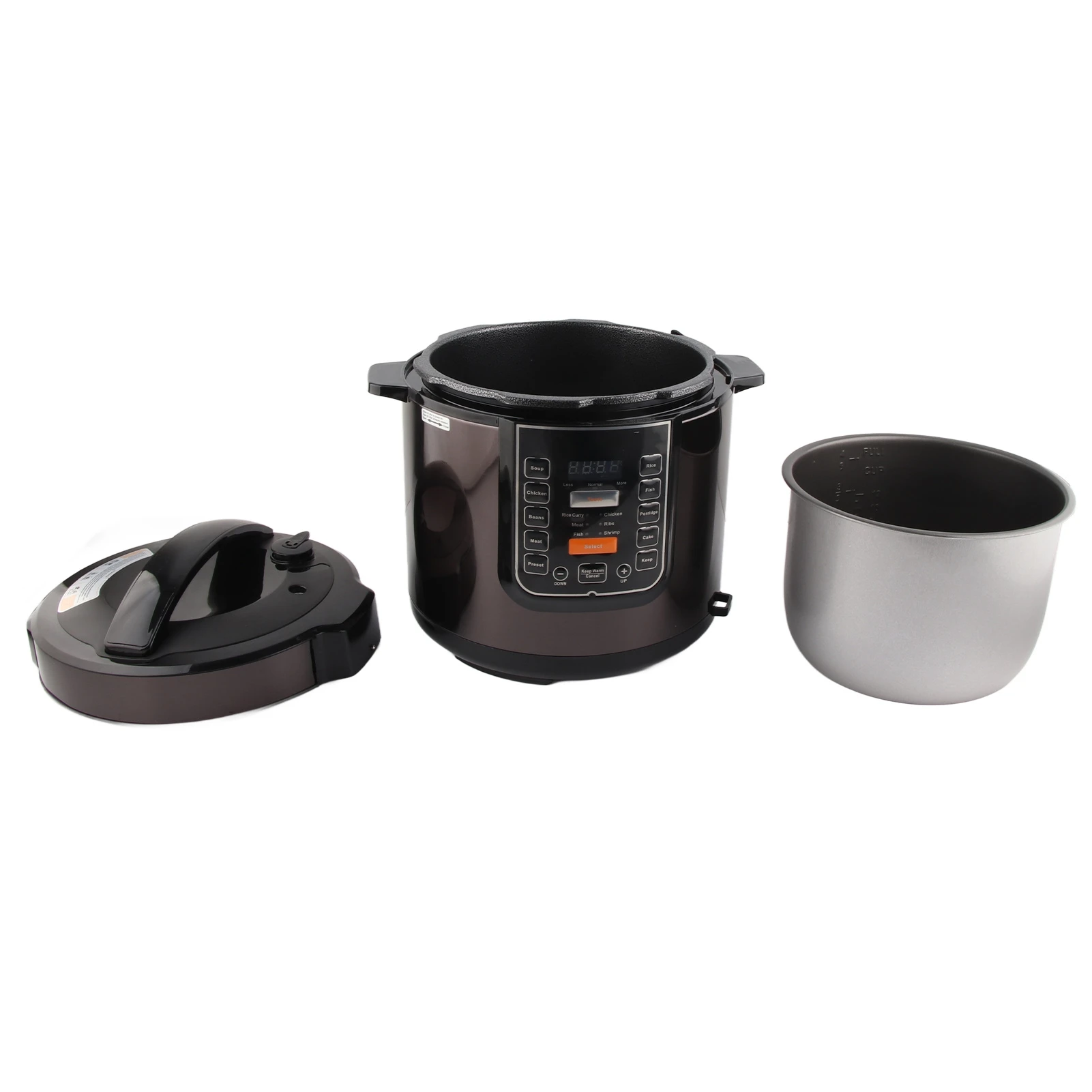 6L Electric Pressure Cooker Multifunctional Smart Slow Cooker Soup Porridge Rice Intelligent Pressure Pot 220V