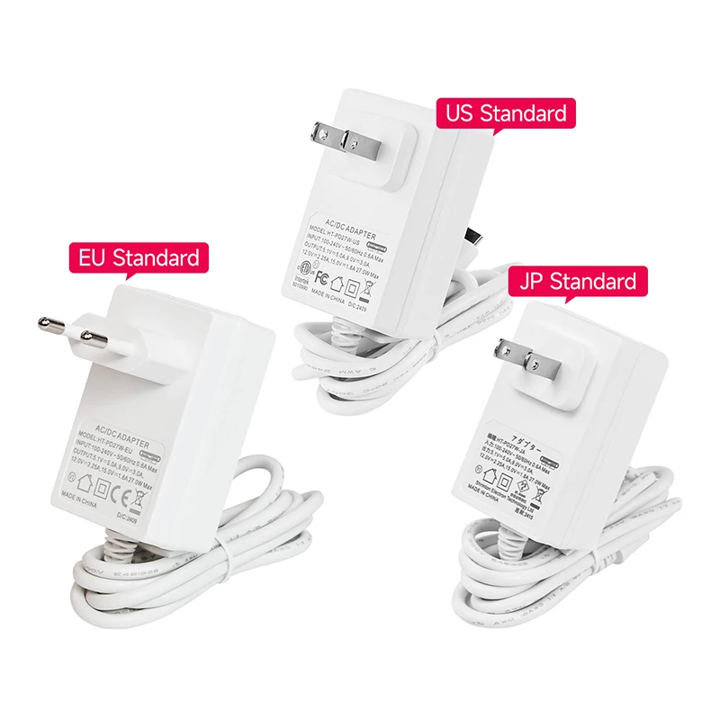 Adaptateur Secteur GaN PD 27W Pour Raspberry Pi 5 - 5.1V 5A, Multi-sorties, Prise UE